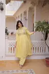 Ka 1241 Mal Chanderi With Beads Embroidery Work Kurti With Bottom Dupatta Wholesale Online